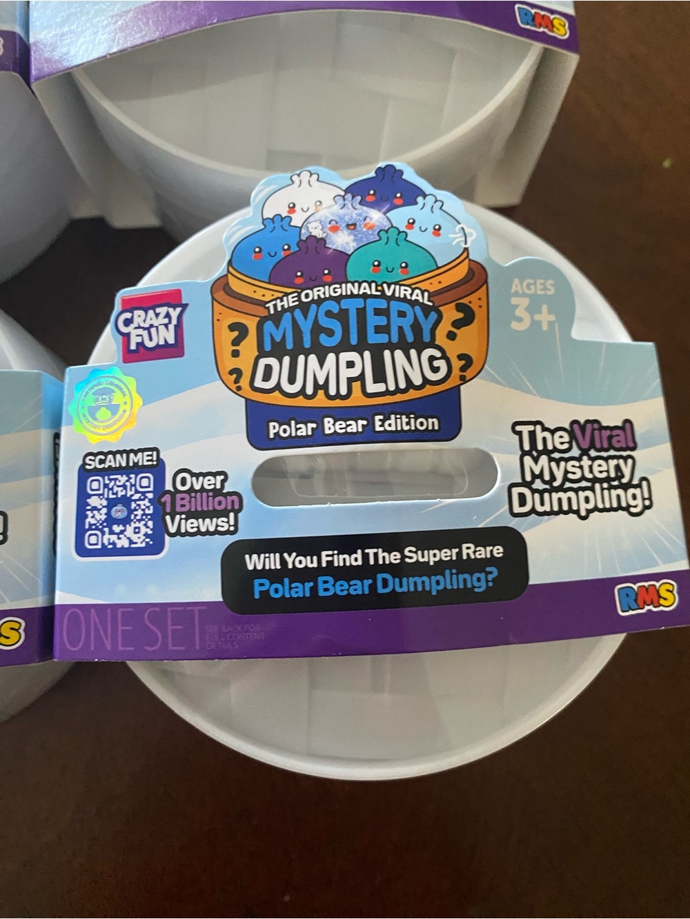 1 Authentic Crazy Fun RMS Mystery Dumpling Polar Bear Edition BRAND NEW SEALED!!